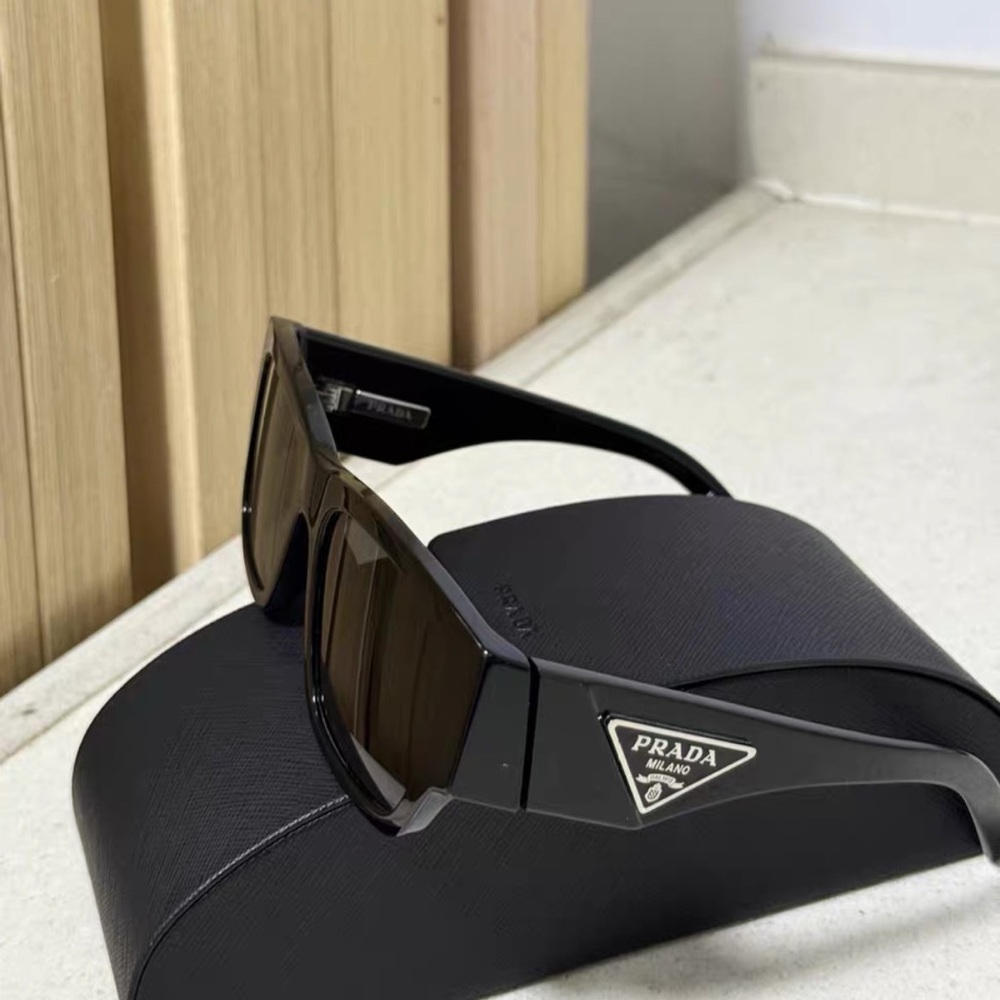 PRADA Sunglasses with Signature Triangle Logo